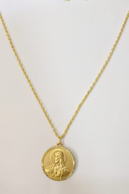 22k YELLOW GOLD NECKLACE