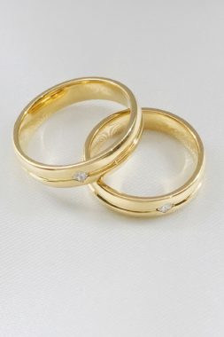 14k Yellow Gold Wedding Rings